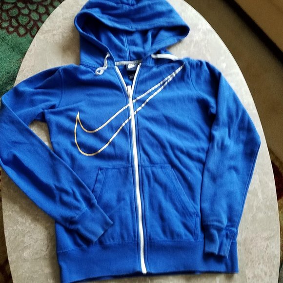 Nike Royal Blue Hoodie L - Picture 1 of 6